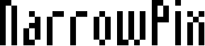 NarrowPix Font