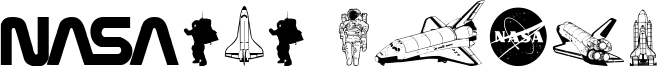 NASA Dings Font
