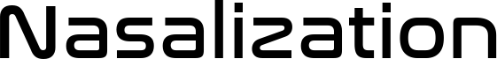 Nasalization Font