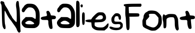 NataliesFont Font