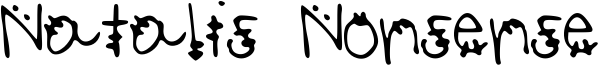Natalis Nonsense Font
