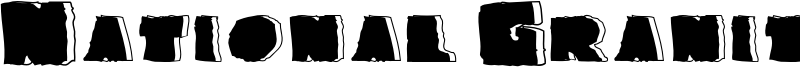 National Granite Font