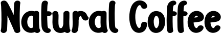 Natural Coffee Font