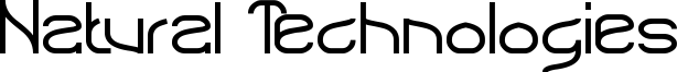 Natural Technologies Font
