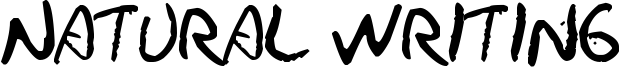 Natural Writing Font