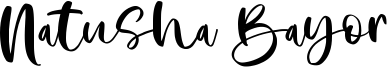 Natusha Bayor Font
