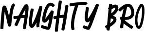 Naughty Bro Font