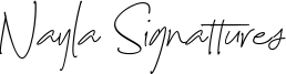 Nayla Signattures Font