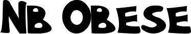 Nb Obese Font