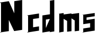 Ncdms Font