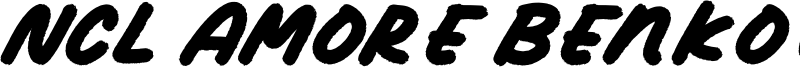 NCL Amore Benkova Font