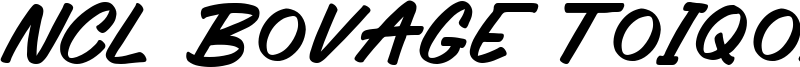NCL Bovage Toiqora Font