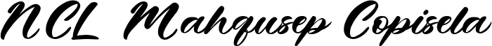 NCL Mahqusep Copisela Font
