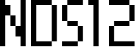 NDS12 Font