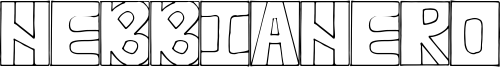 Nebbianero Font