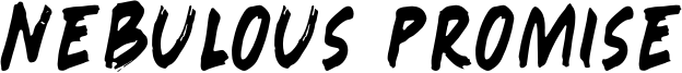 NebulousPromiseDEMO-Regular.otf