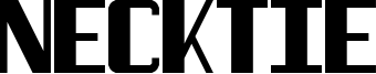 Necktie-Black.ttf