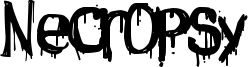 Necropsy Font