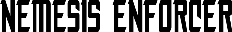 Nemesis Enforcer Font