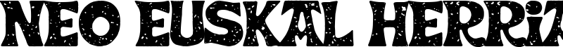Neo Euskal Herria Font
