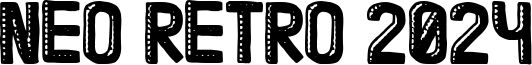 Neo Retro 2024 Font