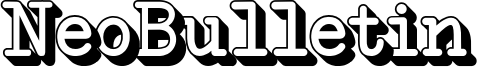 NeoBulletin Extruded.otf