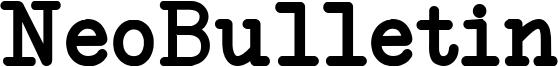 NeoBulletin Font