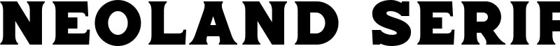 Neoland Serif Font