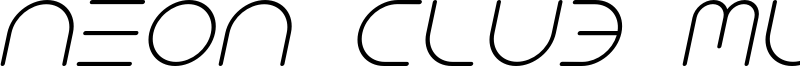 NEON CLUB MUSIC_italic.otf