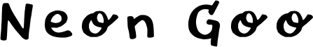 Neon Goo Font