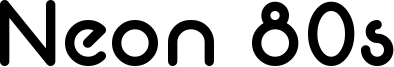 Neon 80s Font