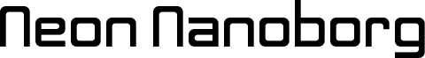 Neon Nanoborg Font