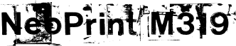 NeoPrint M319 Font