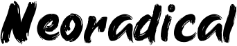 Neoradical Font