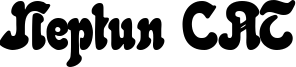 Neptun CAT Font