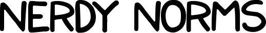 Nerdy Norms Font