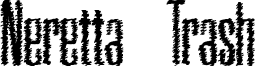 Neretta Trash Font