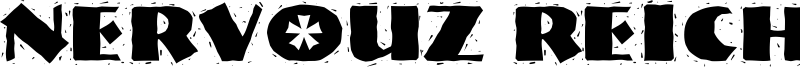 Nervouz Reich Font