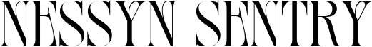Nessyn Sentry Font