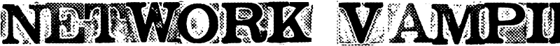 Network Vampires Font