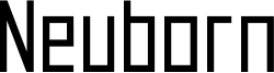 Neuborn Font