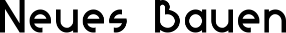 Neues Bauen.ttf