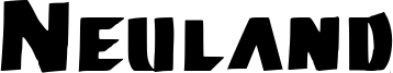 Neuland Font