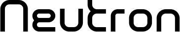 Neutron Font