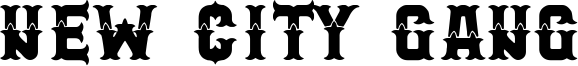 New City Gang Font
