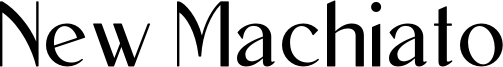New Machiato Font