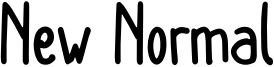 New Normal Font