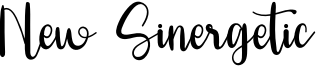 New Sinergetic Font