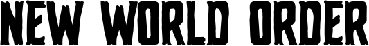 New World Order Font