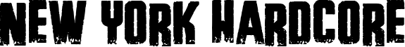 New York Hardcore Font